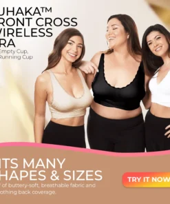 Luhaka™ Front Cross Wireless Bra