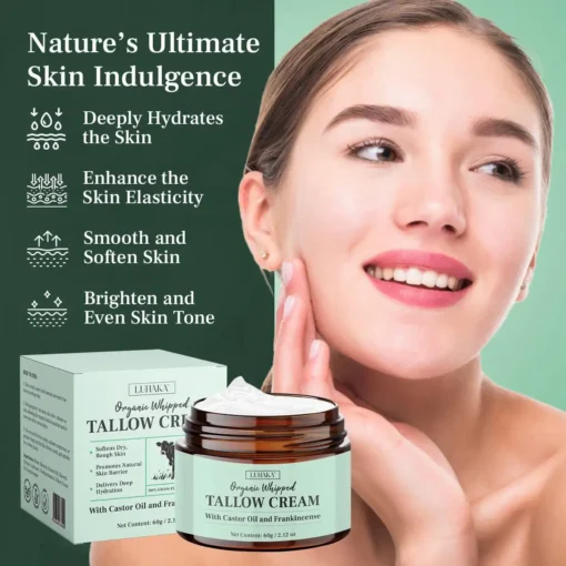 Luhaka™ Organic Whipped Tallow Cream