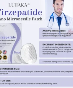 Luhaka® NIDDK-Tirzepatide Nano Microneedle Patch