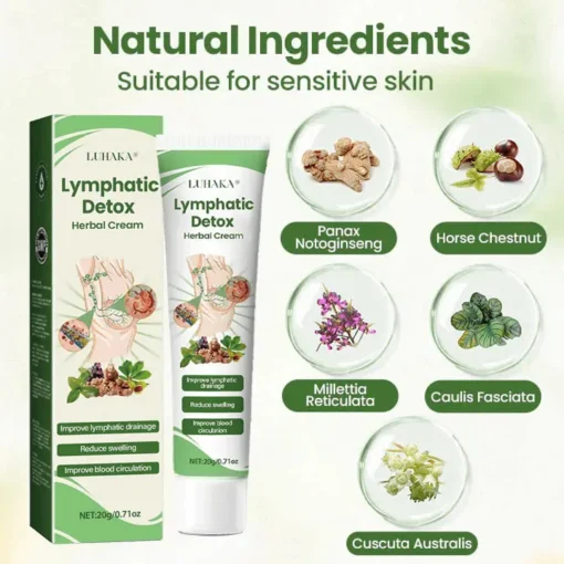 LUHAKA® Lymphatic Detox Herbal Cream