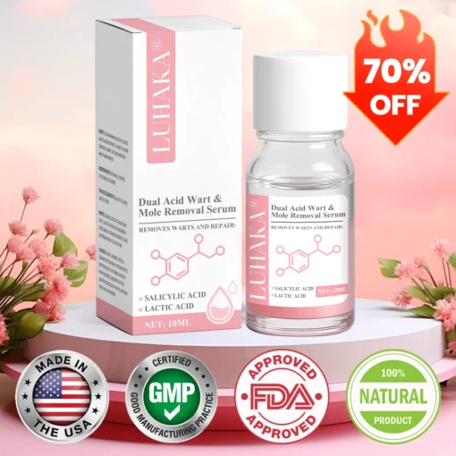 LUHAKA® Dual Acid Wart & Mole Removal Serum