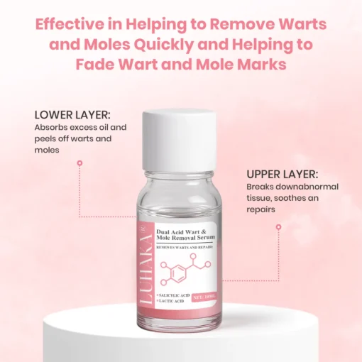 LUHAKA® Dual Acid Wart & Mole Removal Serum