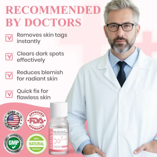 LUHAKA® Dual Acid Wart & Mole Removal Serum
