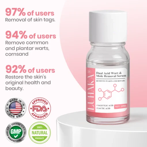 LUHAKA® Dual Acid Wart & Mole Removal Serum