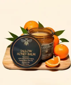 Luhaka® Handmade Organic Grass-Fed Beef Tallow Balm with Raw Honey
