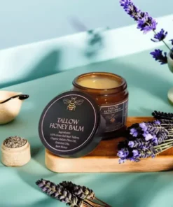 Luhaka® Handmade Organic Grass-Fed Beef Tallow Balm with Raw Honey