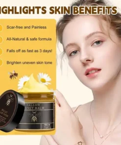 Luhaka® Handmade Organic Grass-Fed Beef Tallow Balm with Raw Honey