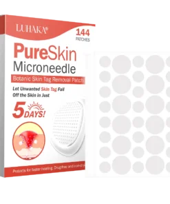 Luhaka® PureSkin Microneedle Botanic Skin Tag Removal Patch
