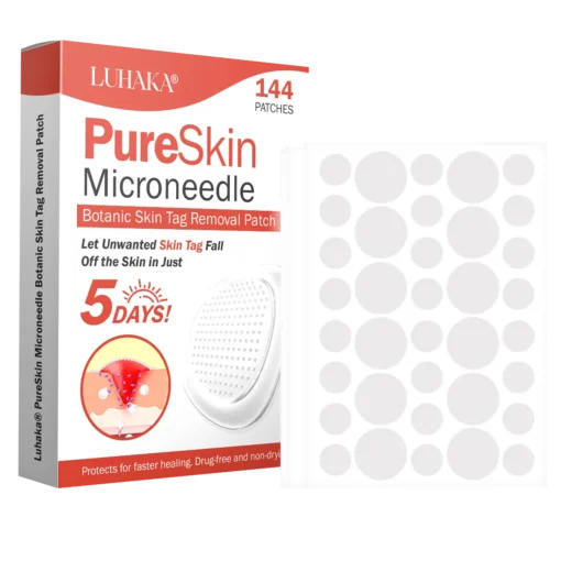 Luhaka® PureSkin Microneedle Botanic Skin Tag Removal Patch