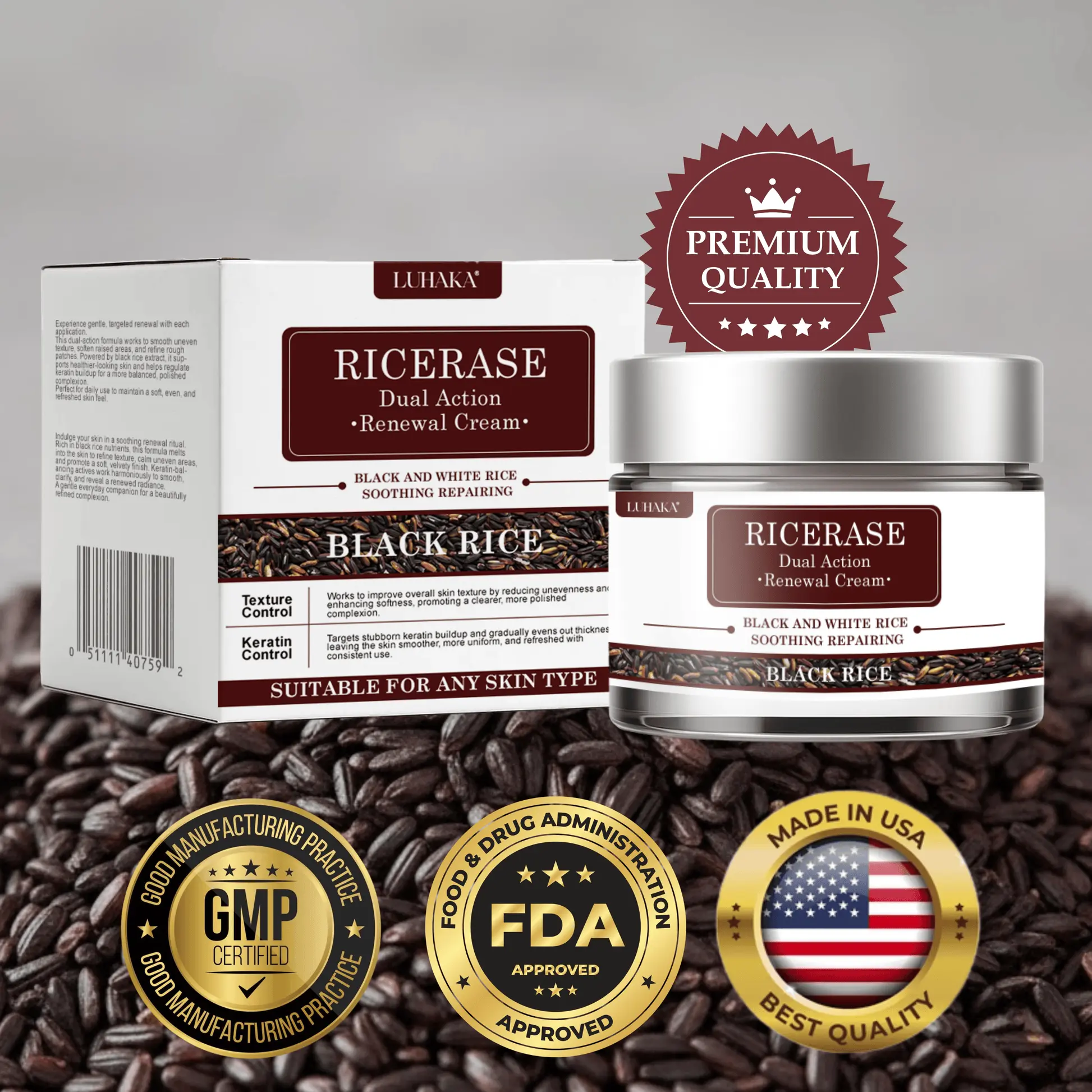 Luhaka® Ricerase Dual-Action Renewal Cream