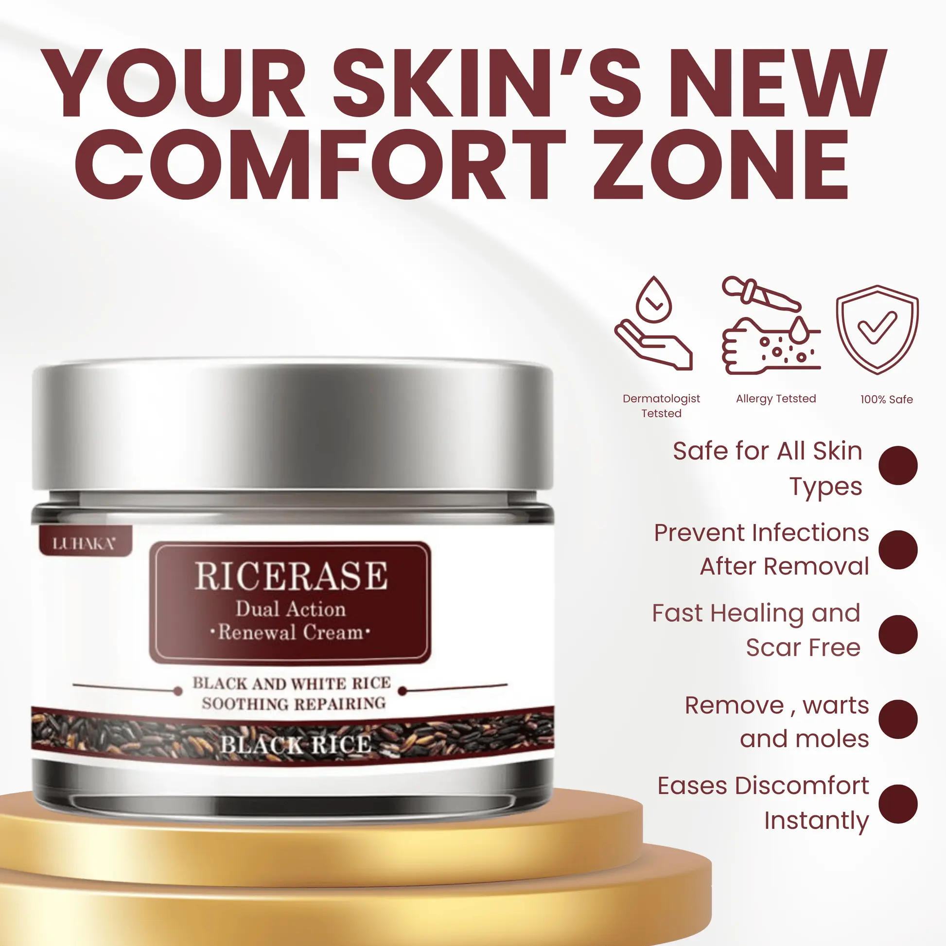 Luhaka® Ricerase Dual-Action Renewal Cream