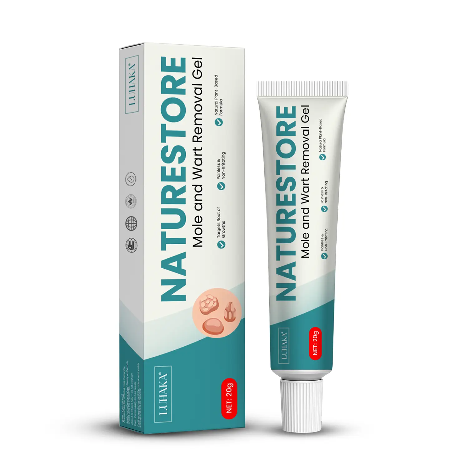 Luhaka® Naturestore Mole and Wart Removal GelUltra03