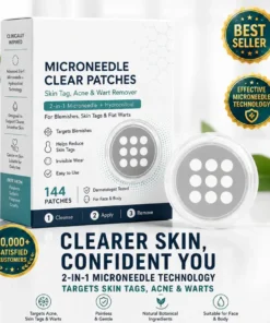 Luhaka® 2-in-1 Microneedle & Hydrocolloid Patch