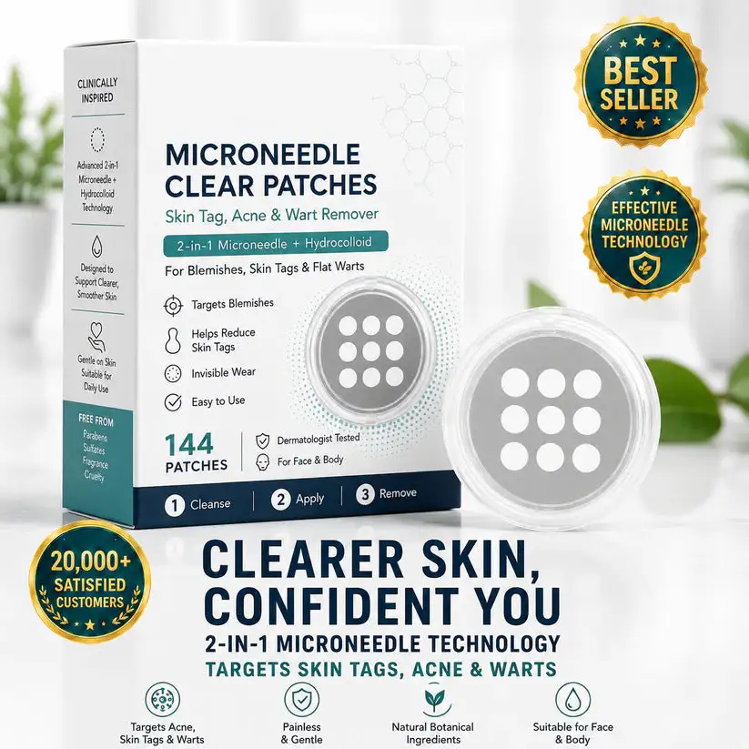 Luhaka® 2-in-1 Microneedle & Hydrocolloid Patch