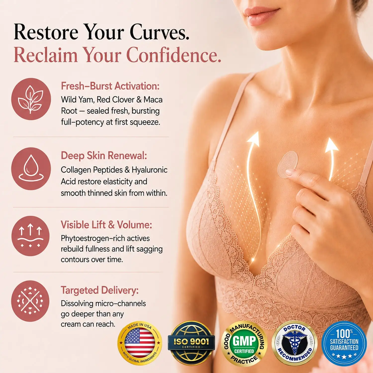 Luhaka® PearlBurst Breast Plump Patch & Capsules