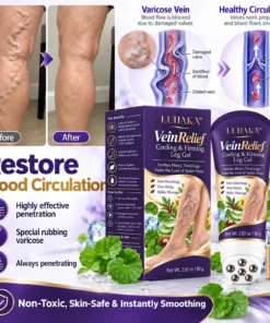 LUHAKA™ VeinRelief Cooling Herbal Leg Gel