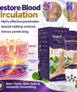 LUHAKA™ VeinRelief Cooling Herbal Leg Gel