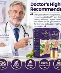 LUHAKA™ VeinRelief Cooling Herbal Leg Gel