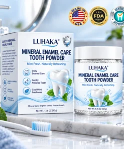LUHAKA® ENAMEL RENEWAL MINERAL TOOTH POWDER