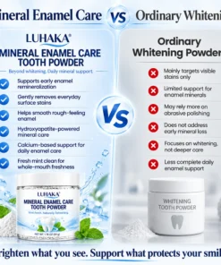 LUHAKA® ENAMEL RENEWAL MINERAL TOOTH POWDER