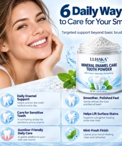 LUHAKA® ENAMEL RENEWAL MINERAL TOOTH POWDER