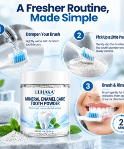 LUHAKA® ENAMEL RENEWAL MINERAL TOOTH POWDER
