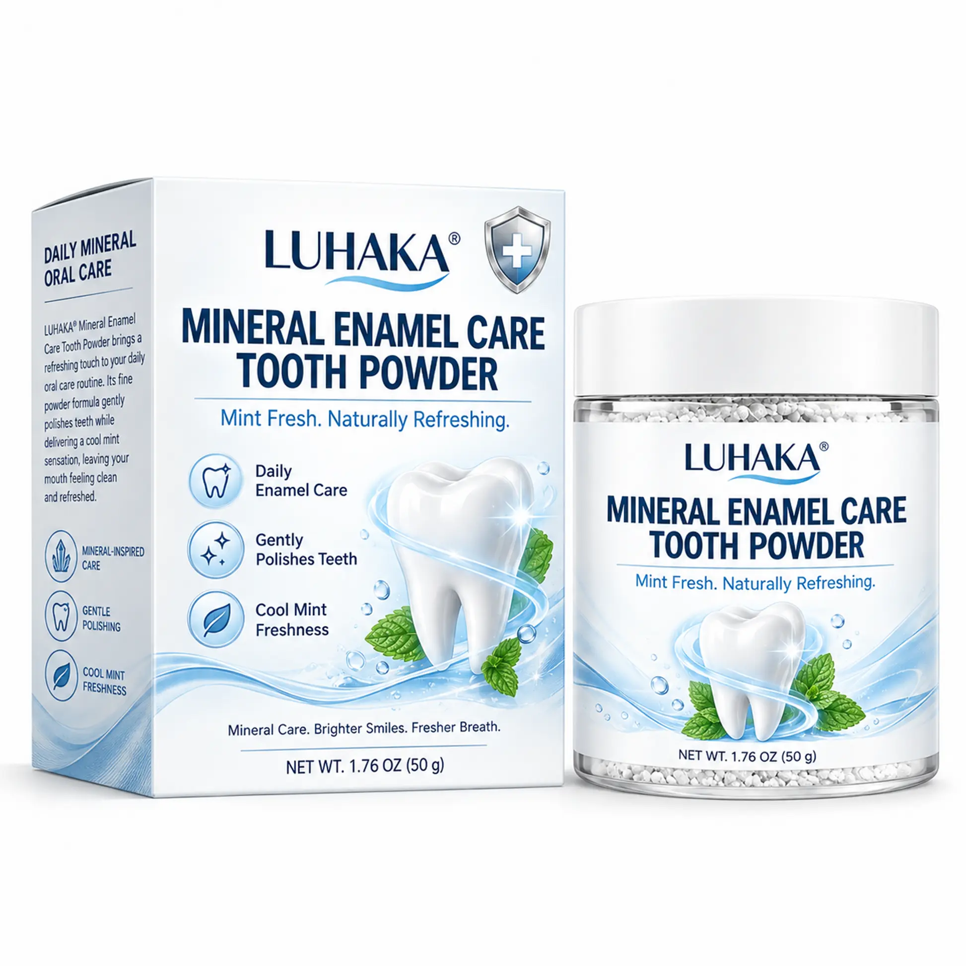 LUHAKA® ENAMEL RENEWAL MINERAL TOOTH POWDER