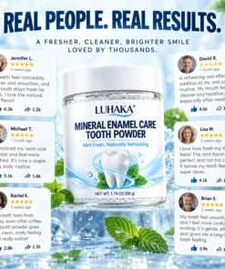 LUHAKA® ENAMEL RENEWAL MINERAL TOOTH POWDER