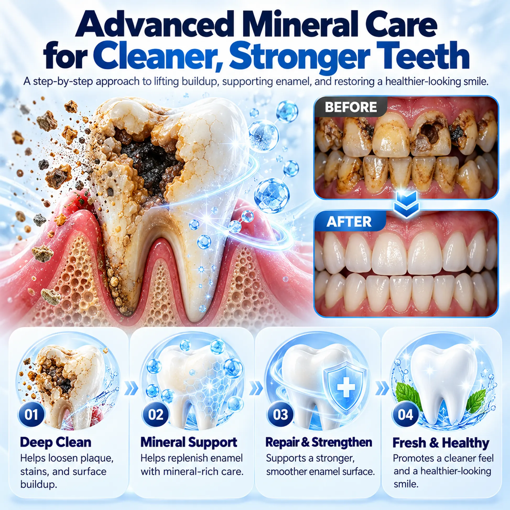 LUHAKA® ENAMEL RENEWAL MINERAL TOOTH POWDER