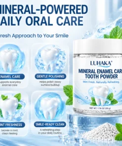 LUHAKA® ENAMEL RENEWAL MINERAL TOOTH POWDER